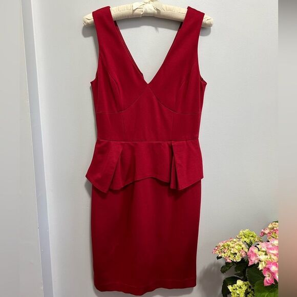 Trina Turk Rich Red Dress - Picture 4 of 9